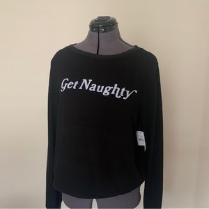 NWT Wildfox Get Naughty Sweatshirt M